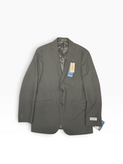 Kenneth Cole Mens Slim fit Suit Jacket Blazer 40 L Green Solid