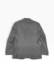 Kenneth Cole Mens Slim fit Suit Jacket Blazer 40 R Light Grey Solid