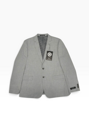 Nick Graham Mens Slim fit Suit Jacket Blazer 44 R Light Grey Solid