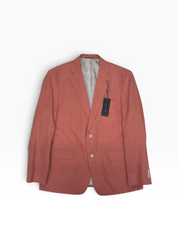 Tommy Hilfiger Mens Slim fit Linen Sport Coat Blazer 44 R Pink Solid