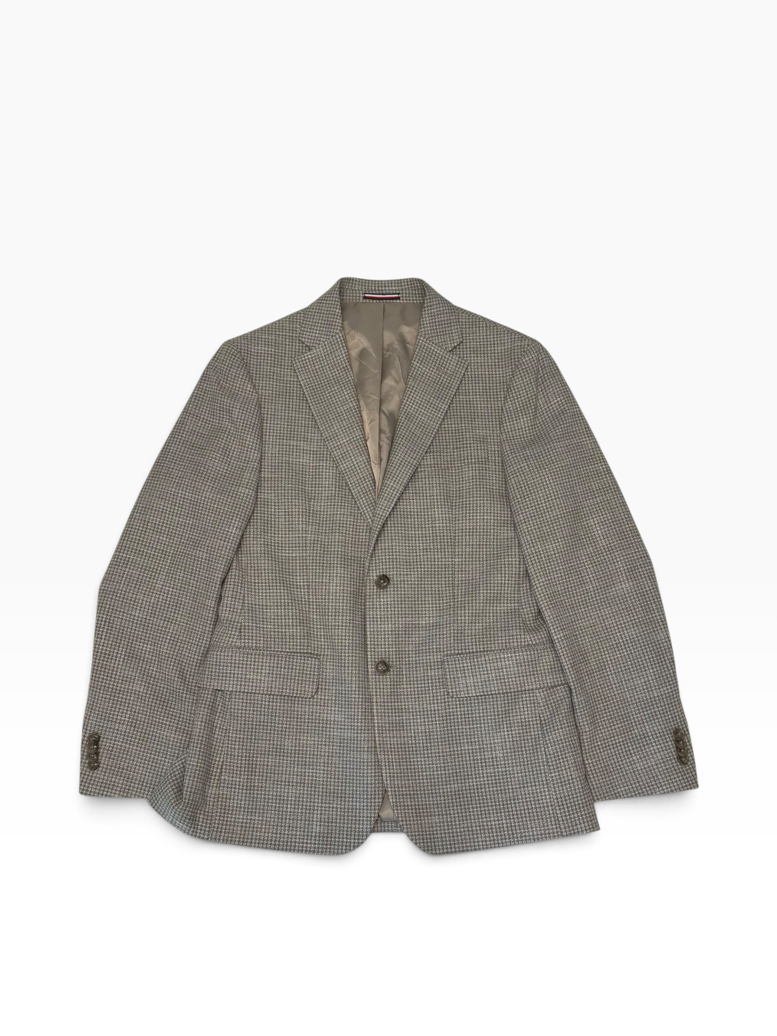 Tommy Hilfiger Mens Modern fit Sport Coat Blazer 38 R Tan Check