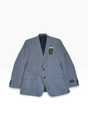 Perry Ellis Portfolio Mens Modern fit Suit Jacket Blazer 44 R Light Blue