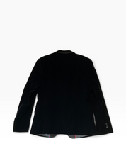 Tom Baine Mens Slim fit Velvet Dinner Jacket Blazer 42 R Black Solid