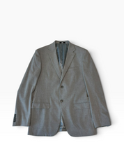 Dkny Mens Modern fit Suit Jacket Blazer 40 R Light Grey Solid