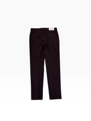 Kenneth Cole Mens Slim fit Dress Pants 35 / 32 Burgundy Red Solid