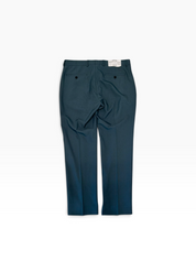 Kenneth Cole Mens Slim fit Dress Pants 35 / 32 Blue Solid