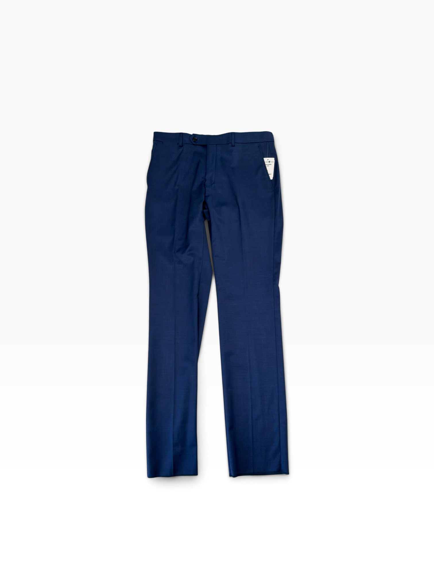 Tommy Hilfiger Mens Slim fit Wool Dress Pants Size 34  Blue Solid