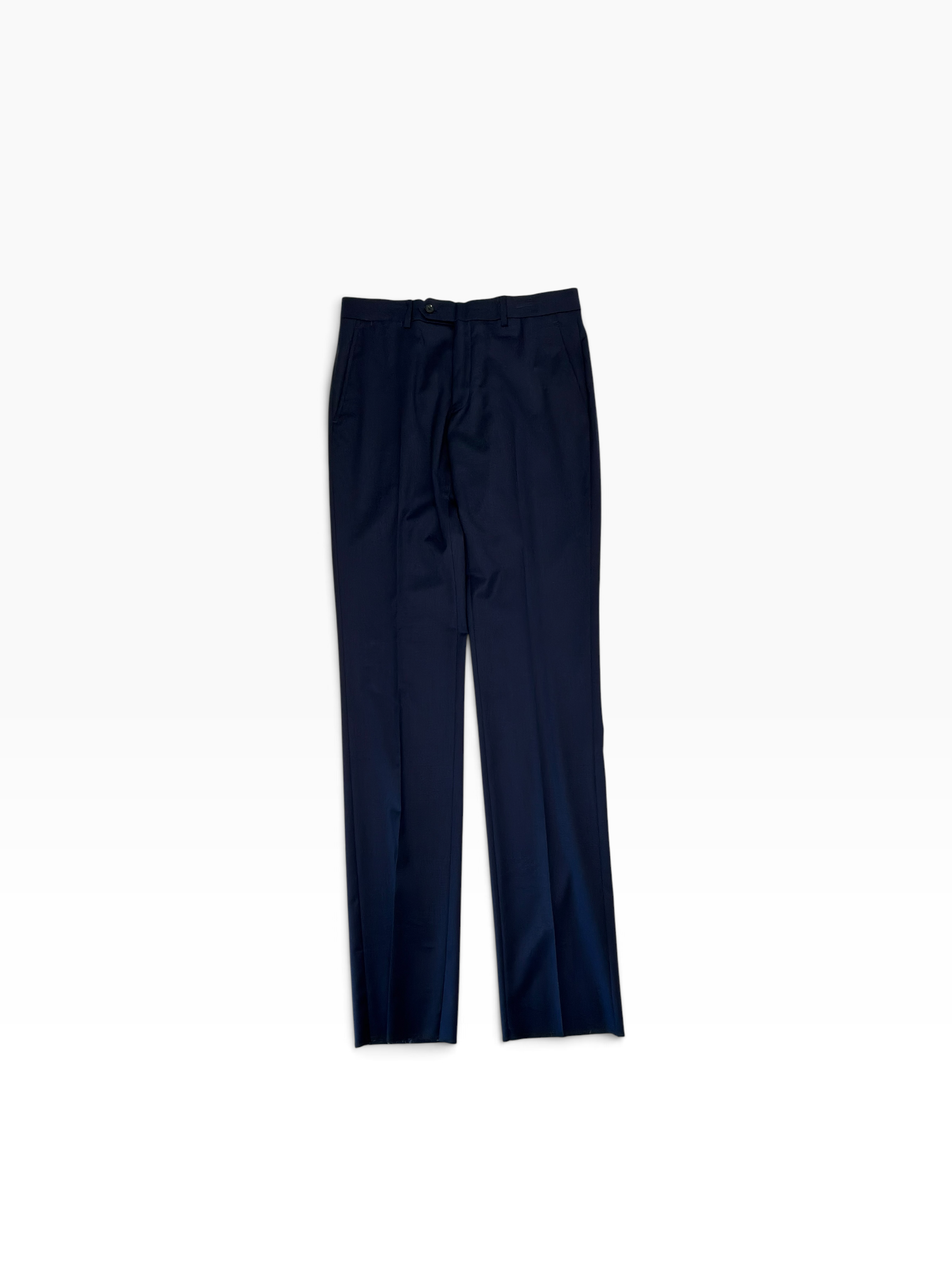 Tommy Hilfiger Mens Slim fit Wool Dress Pants Size 32 Navy Solid