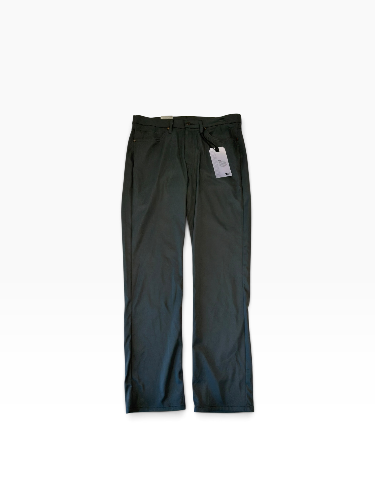 Levi's Mens Straight fit Tech Pants 34 / 34 Grey Solid