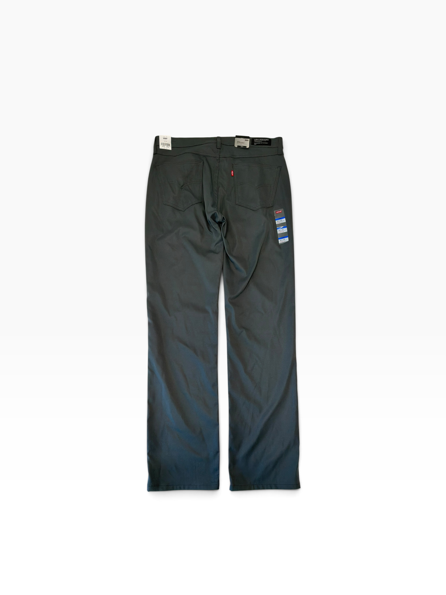 Levi's Mens Straight fit Tech Pants 34 / 34 Grey Solid