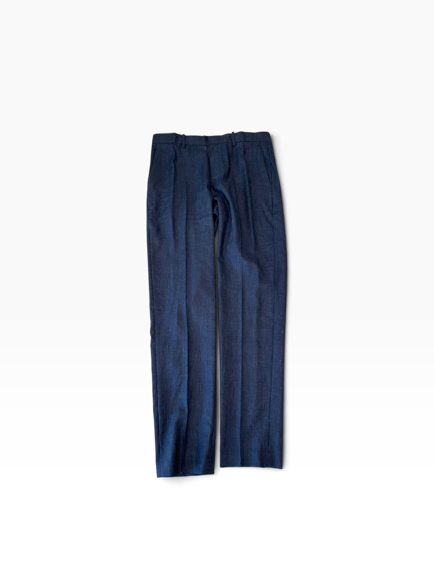 Theory Mens Slim fit Wool Dress Pants Size 33 Navy Solid