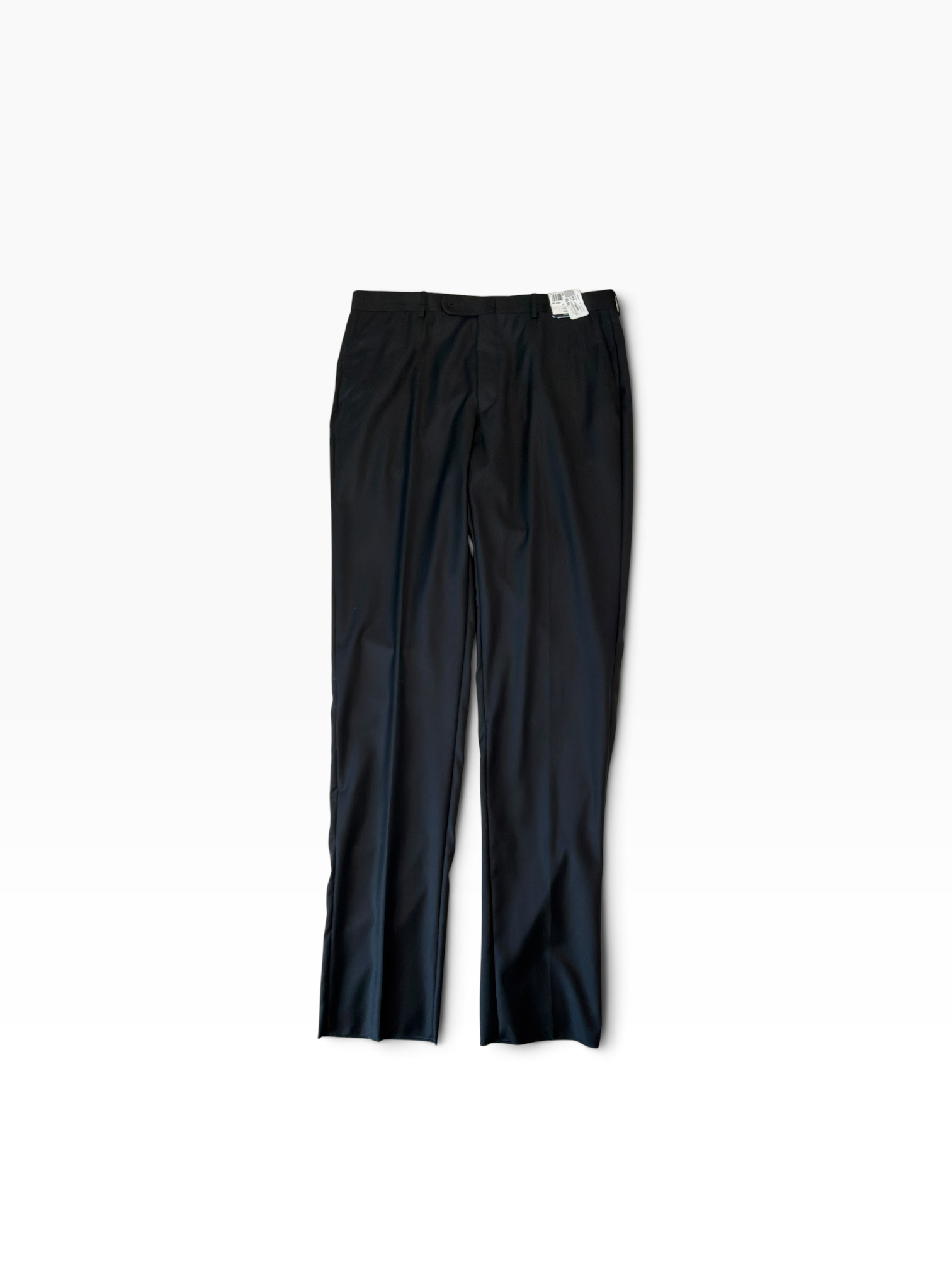 Peter Millar Mens Regular fit Wool Dress Pants Size 36 Black Solid