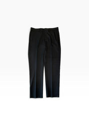 Louis Raphael Mens Slim fit Dress Pants 34 / 30 Black Solid