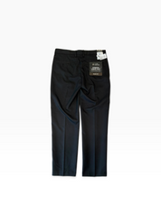 Louis Raphael Mens Slim fit Dress Pants 34 / 30 Black Solid