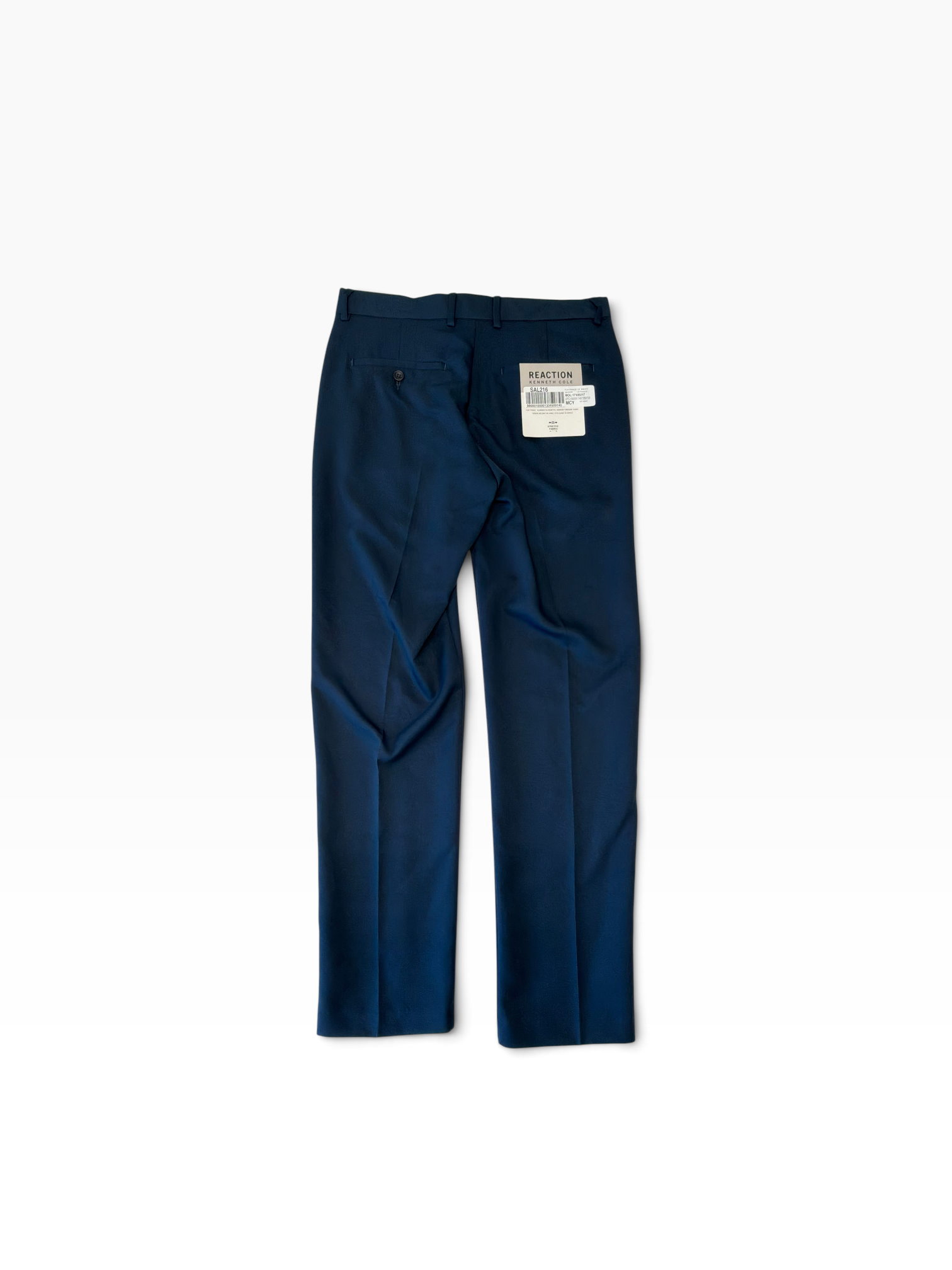 Kenneth Cole Mens Slim fit Dress Pants 30 / 30 Navy Solid