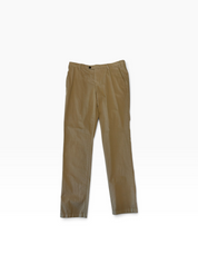 Canali Mens Slim fit Cotton Chinos Pants 34 / 34 Tan Solid