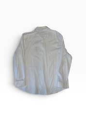 Calvin Klein Mens Regular fit Dress Shirt XL 17-17.5 34-35 White Solid