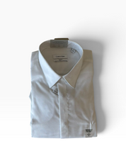 Calvin Klein Mens Regular fit Dress Shirt XL 17 in 32-33 White Solid
