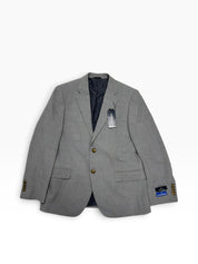 Nautica Mens Modern fit Sport Coat Blazer 38 S Grey Solid