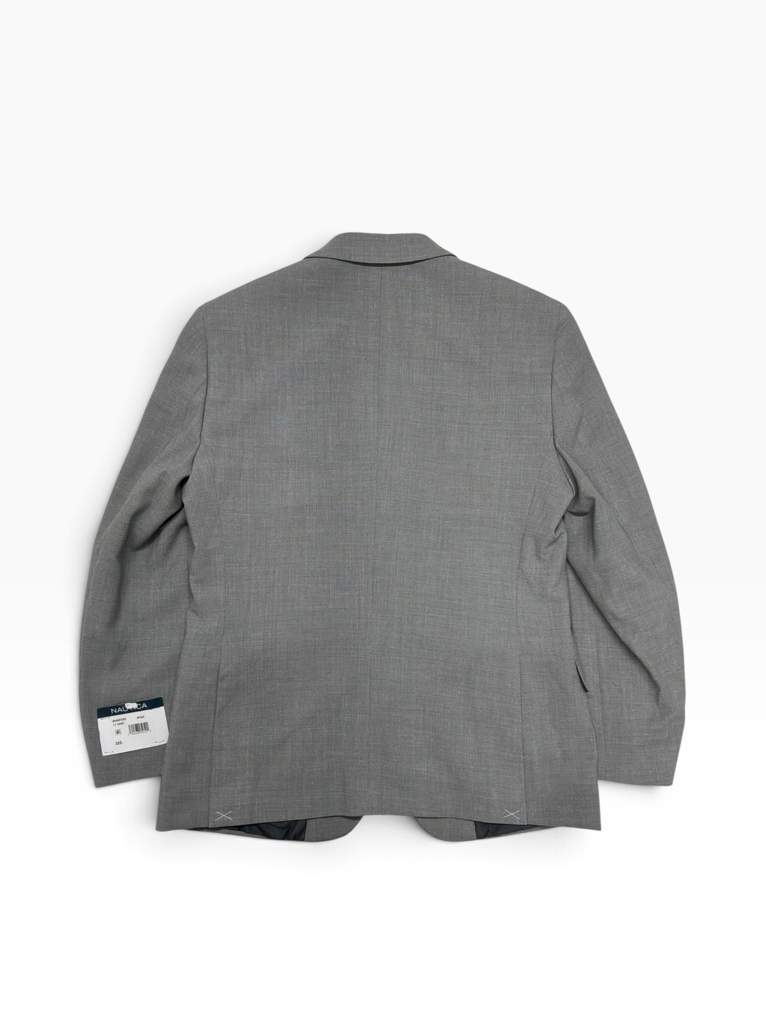 Nautica Mens Modern fit Sport Coat Blazer 38 S Grey Solid