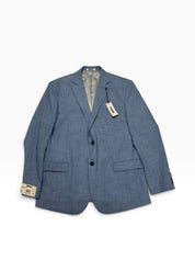Dkny Mens Modern fit Suit Jacket Blazer 46 R Light Blue Solid