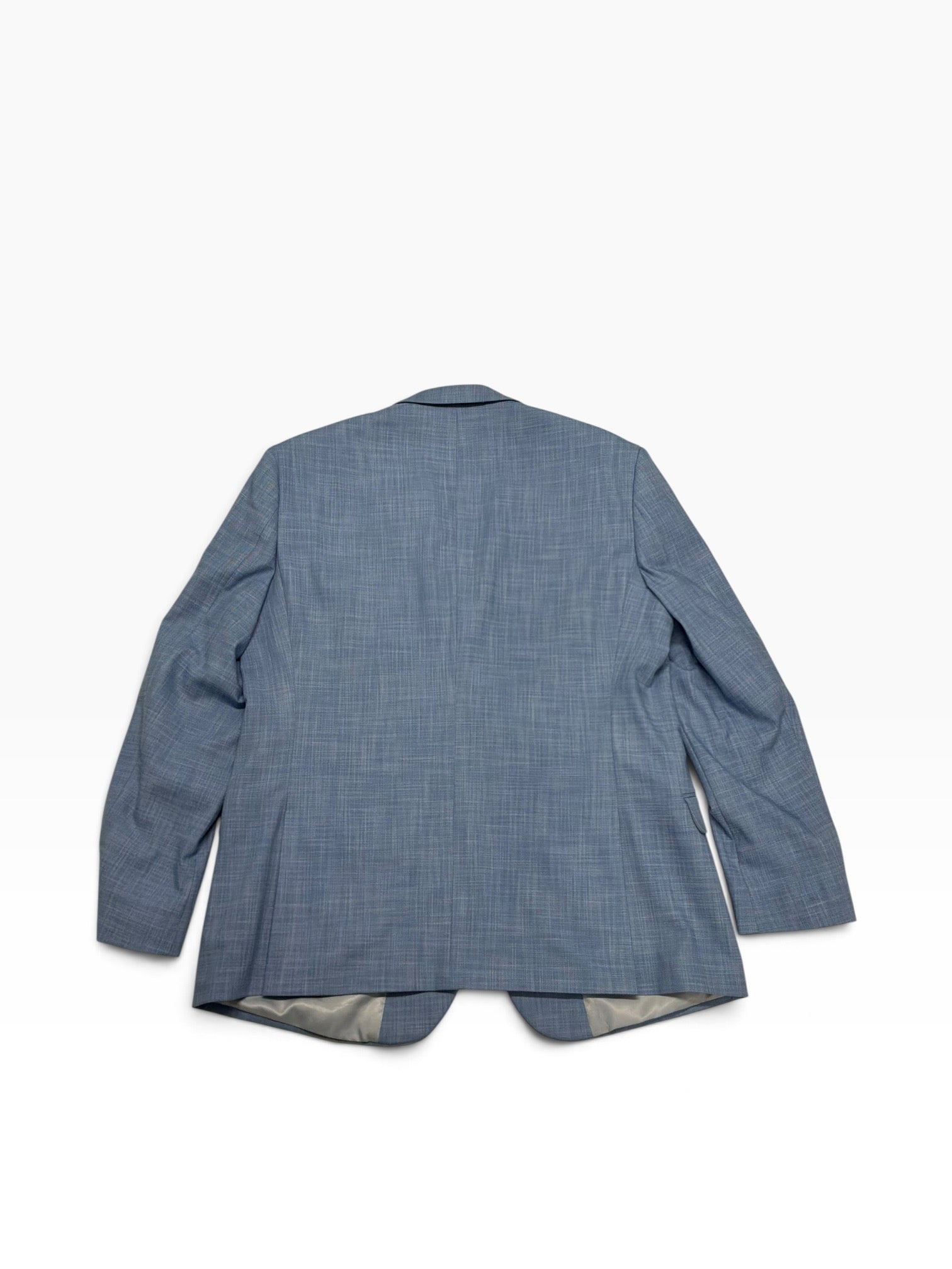 Dkny Mens Modern fit Suit Jacket Blazer 46 R Light Blue Solid