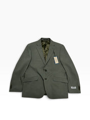 Kenneth Cole Reaction Mens Slim fit Suit Jacket Blazer 40 S Green Solid