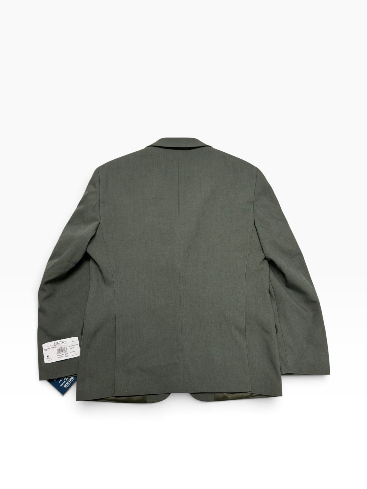 Kenneth Cole Reaction Mens Slim fit Suit Jacket Blazer 40 S Green Solid