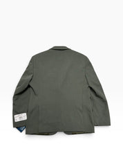 Kenneth Cole Reaction Mens Slim fit Suit Jacket Blazer 40 S Green Solid