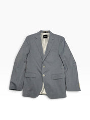 Hugo Boss Mens Slim fit Cotton Sport Coat Blazer 36 R Light Blue Solid