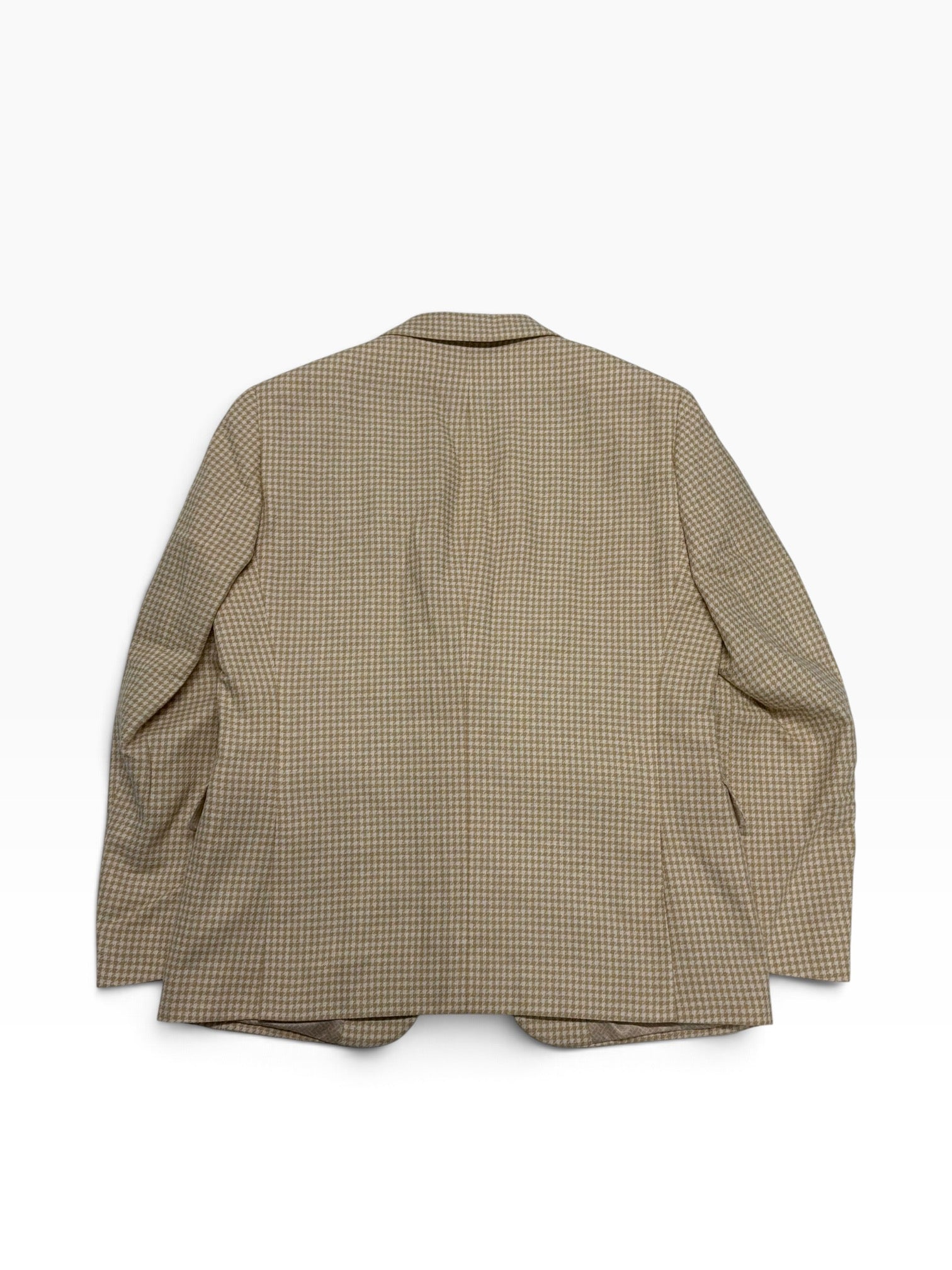 Ted Baker Mens Modern fit Cotton Linen Sport Coat Blazer 40 S Cream Houndstooth