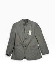 Vince Mens Slim fit Linen Sport Coat Blazer 38 R Grey Solid