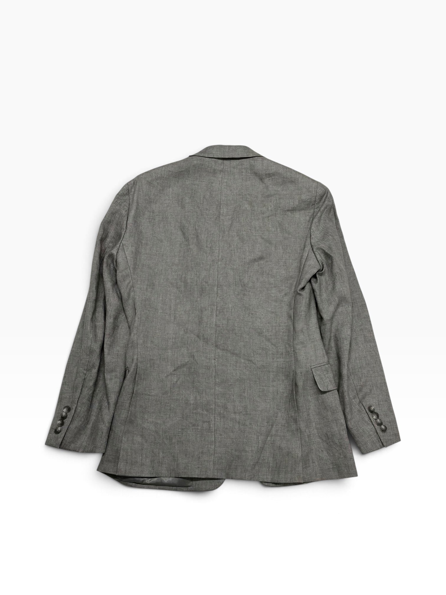 Vince Mens Slim fit Linen Sport Coat Blazer 38 R Grey Solid