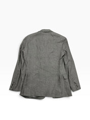 Vince Mens Slim fit Linen Sport Coat Blazer 38 R Grey Solid