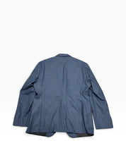 Hugo Boss Mens Modern fit Wool Suit Jacket Blazer 44 R Blue Solid