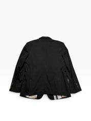 Tom Baine Mens Regular fit Cotton Sport Coat Blazer XXXL 3XL Black Solid