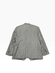 Hart Schaffner Marx Mens Regular fit Sport Coat Blazer 46 R Light Grey Plaid