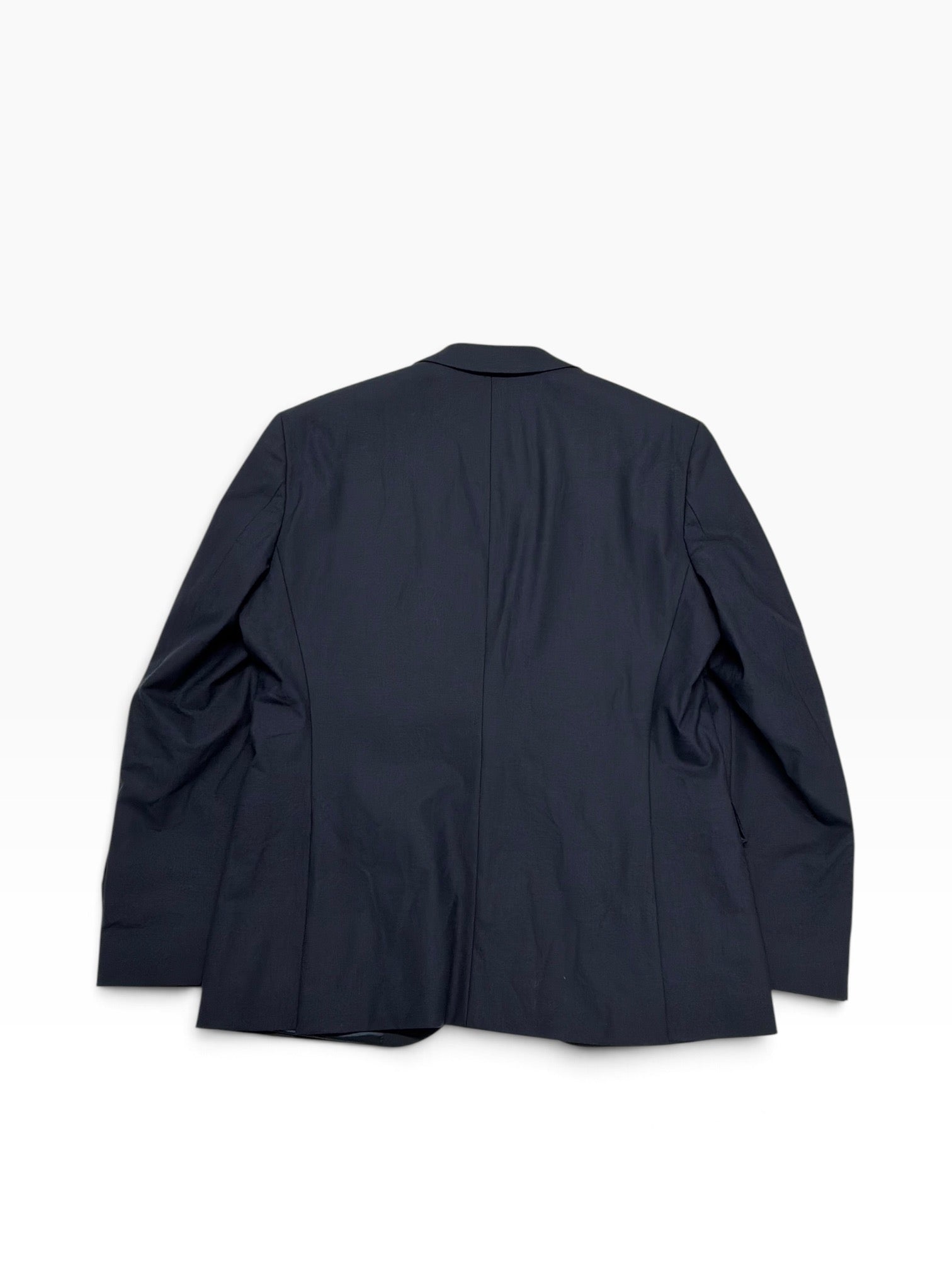 Hugo Boss Mens Slim fit Wool Suit Jacket Blazer 38 S Navy Blue Solid