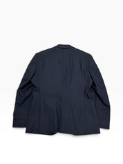 Hugo Boss Mens Slim fit Wool Suit Jacket Blazer 38 S Navy Blue Solid