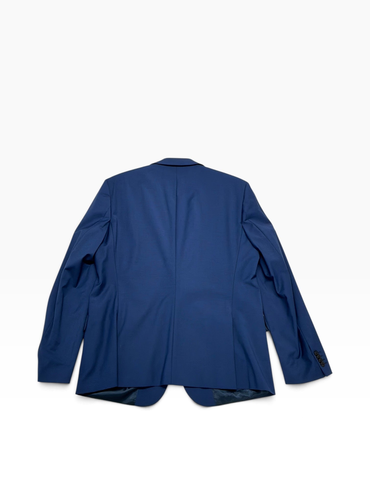 Hugo Boss Mens Modern fit Wool Suit Jacket Blazer 46 R Blue Solid