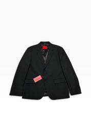 Hugo Boss Mens Modern fit Wool Suit Jacket Blazer 40 S Black Solid