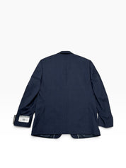 Michael Kors Mens Regular fit Wool Sport Coat Blazer 42 R Navy Blue Plaid