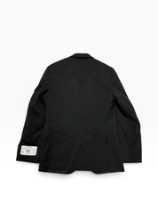 Kenneth Cole Reaction Mens Slim fit Tuxedo Jacket Blazer 37 R Black Solid