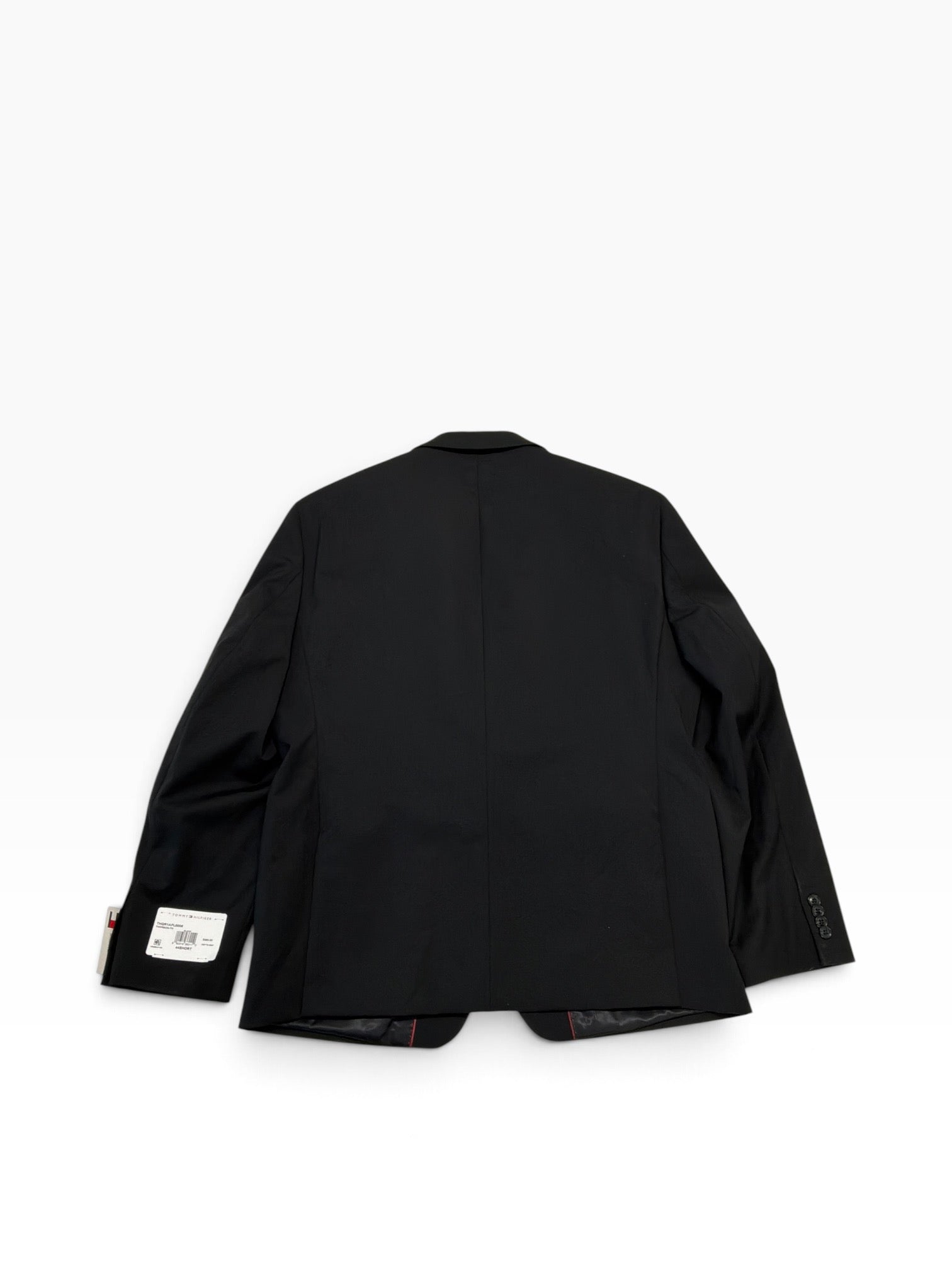 Tommy Hilfiger Mens Modern fit Wool Sport Coat Blazer 46 R Black Solid