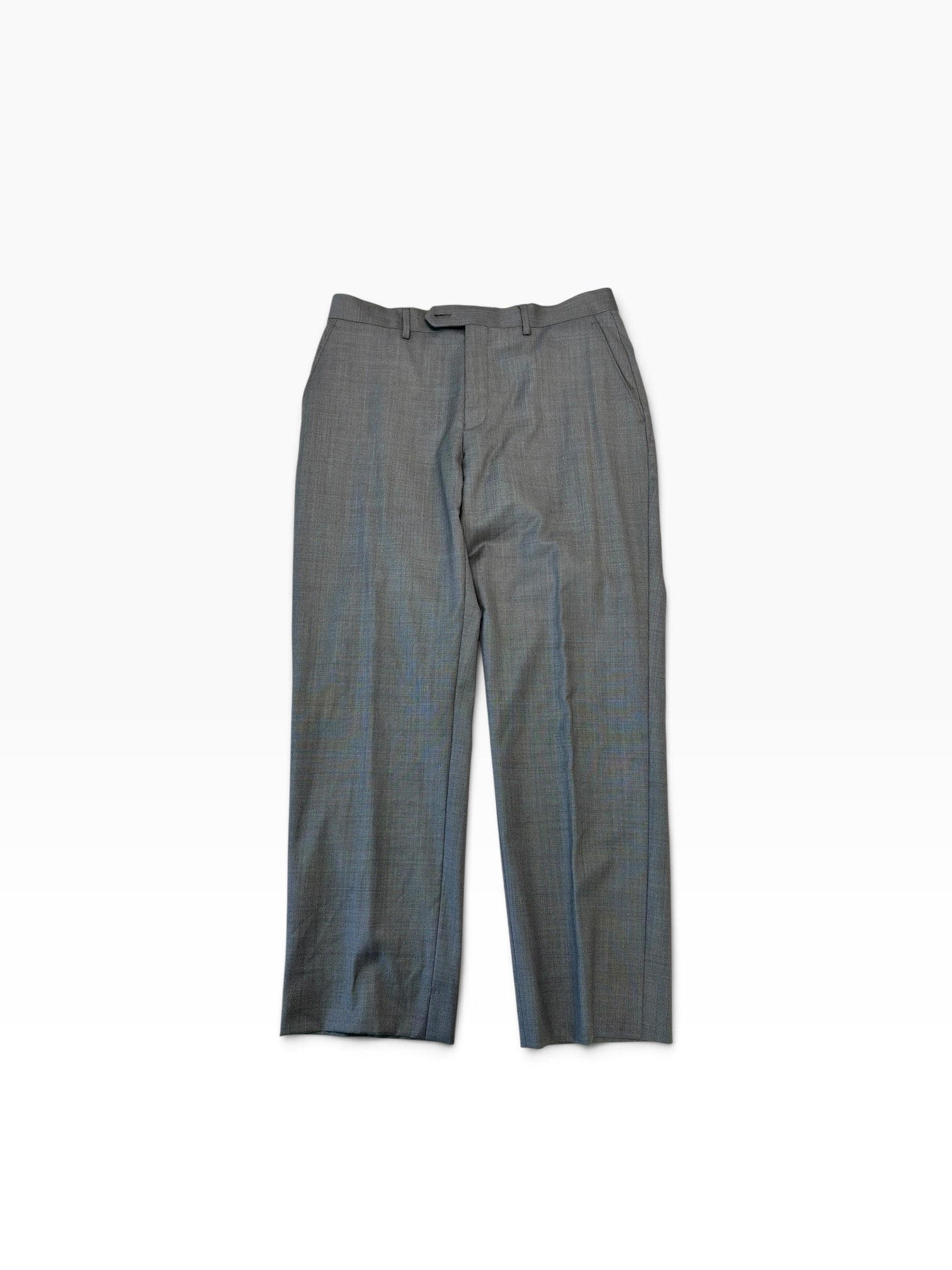 Lauren Ralph Lauren Mens Regular fit Wool Dress Pants 34 / 30 Grey Solid