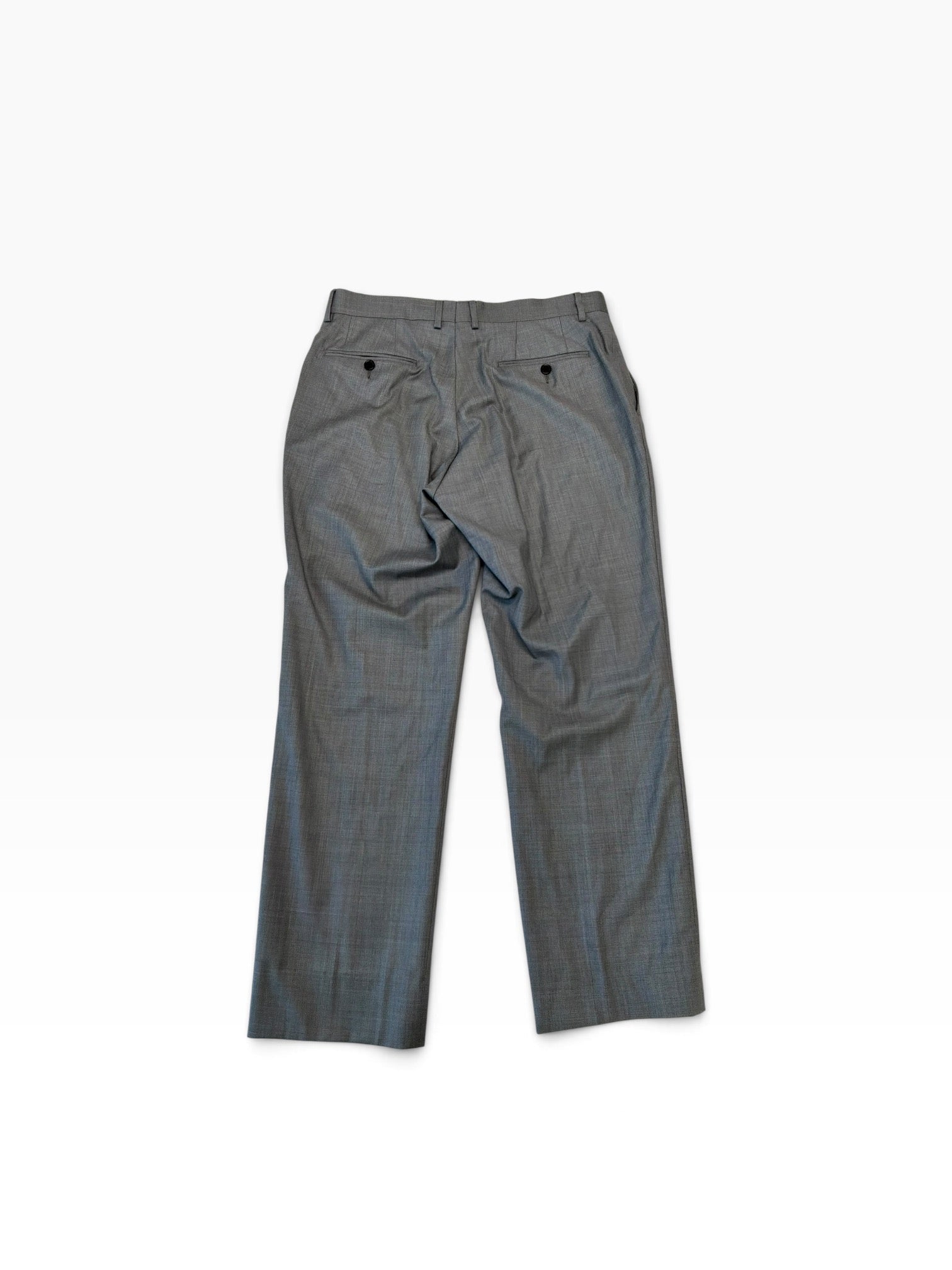 Lauren Ralph Lauren Mens Regular fit Wool Dress Pants 34 / 30 Grey Solid