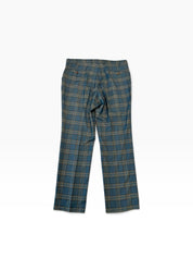 Tayion Mens Regular fit Dress Pants 38 / 32 Blue Plaid
