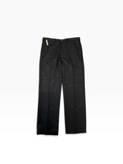 Haggar Mens Classic fit Dress Pants 36 / 32 Black Solid