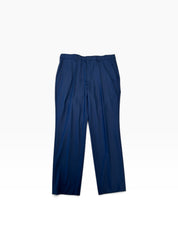 Hugo Boss Mens Modern fit Dress Pants 36 / 32 Blue Solid
