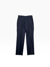Hugo Boss Mens Modern fit Wool Dress Pants 32 / 32 Navy  Blue Solid